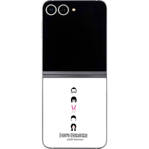 Bobs Burgers Silhouette Galaxy Z Flip6 Skin